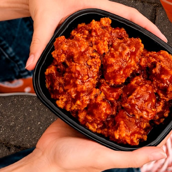 Boneless BBQ en su charola
